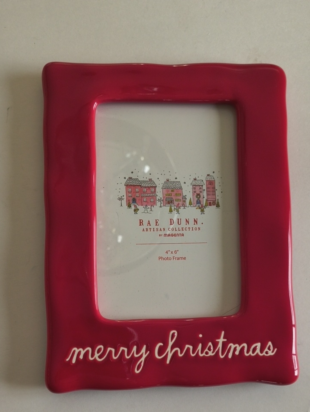 Rae Dunn MERRY CHRISTMAS ceramic picture frame